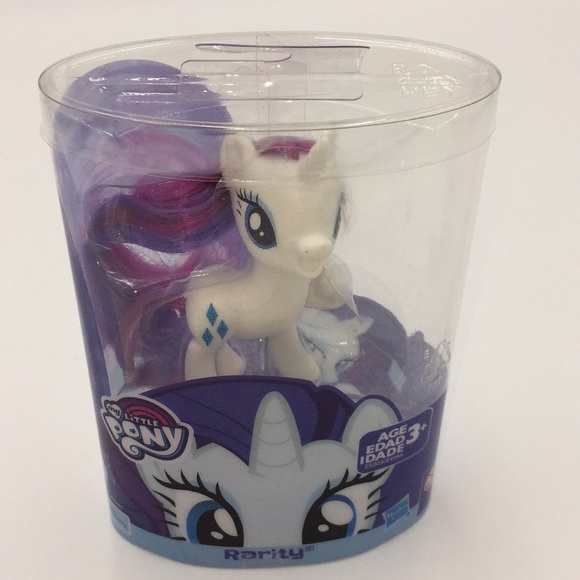 My Little Pony MLP Rarity White Purple Mane & Tail Hasbro New in Package - Picture 6 of 9